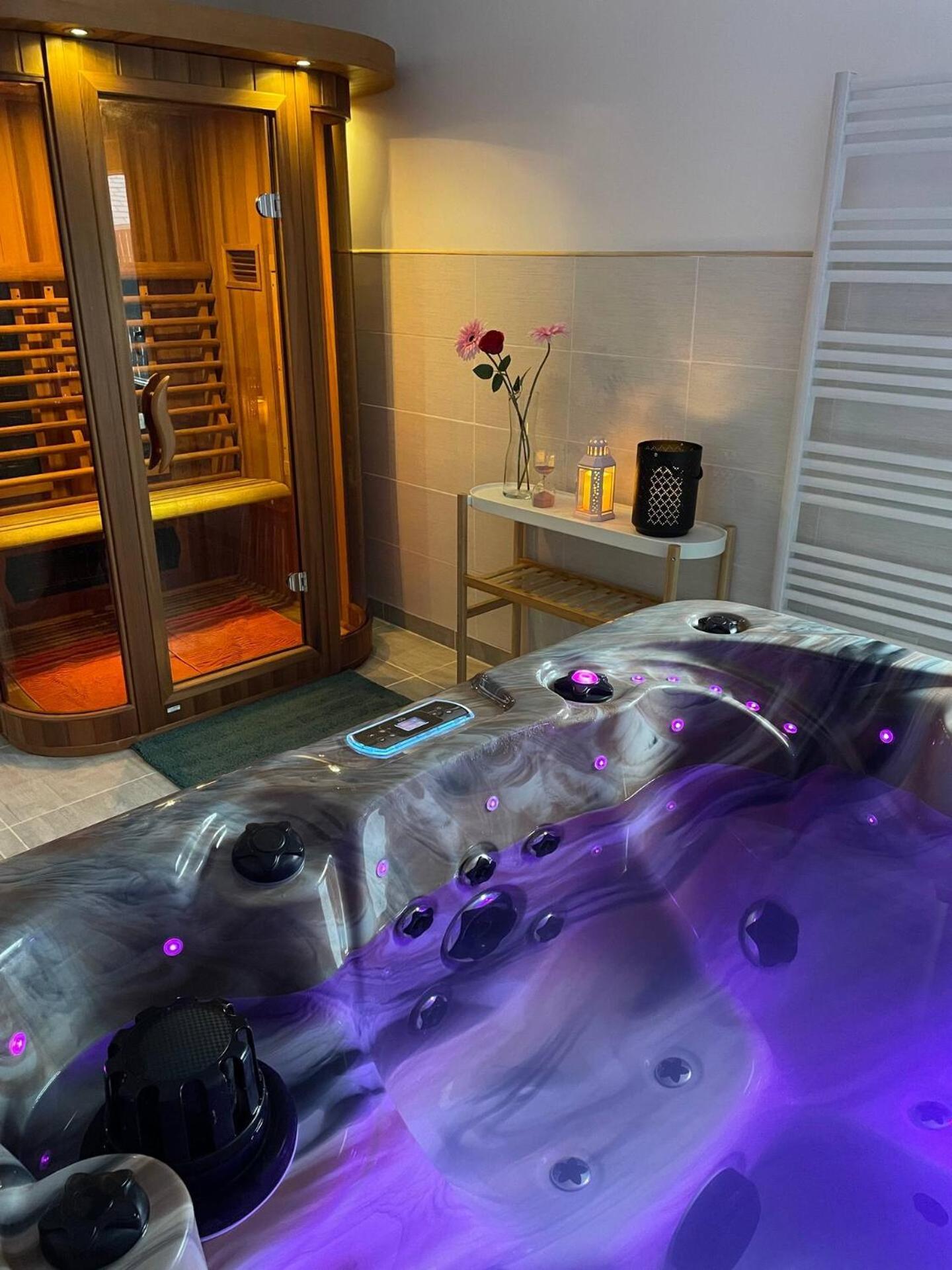 Jacuzzi & Sauna Privatifs - Vue Ferienhaus *